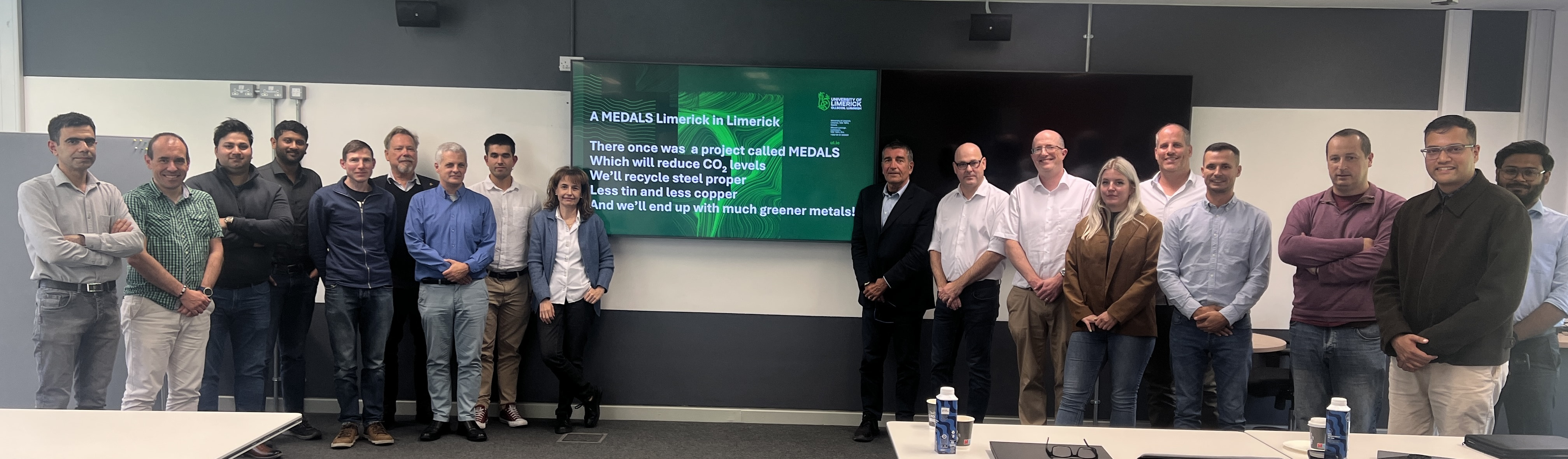 The project consortium after the project meeting